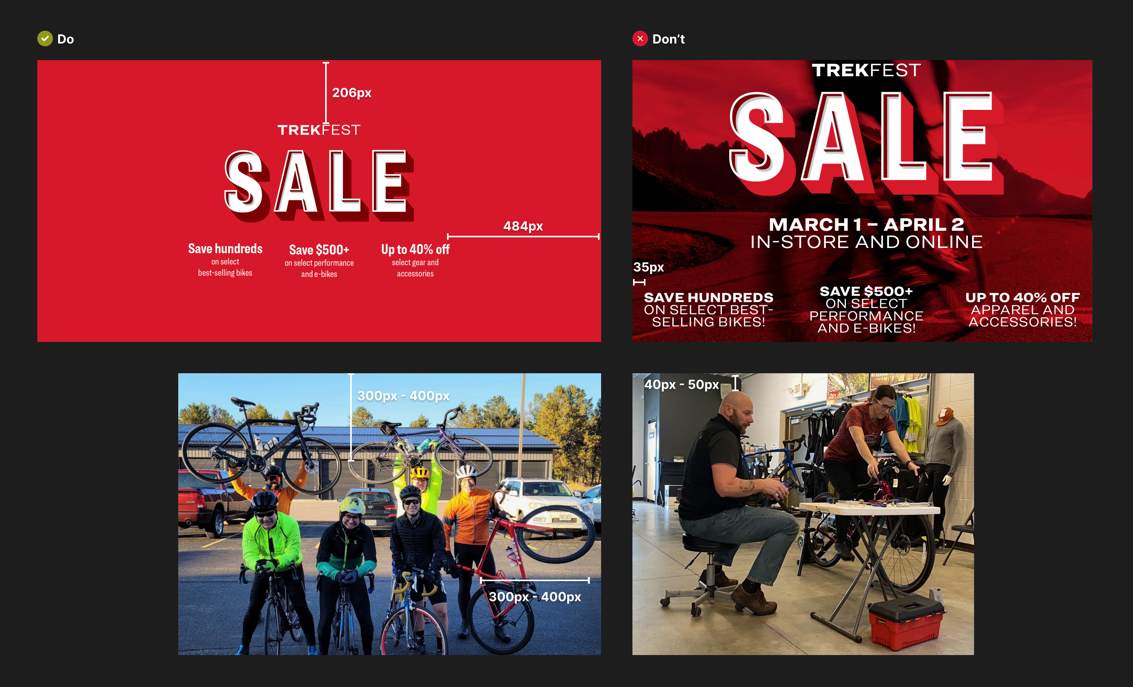 Image choices do's and do not's
