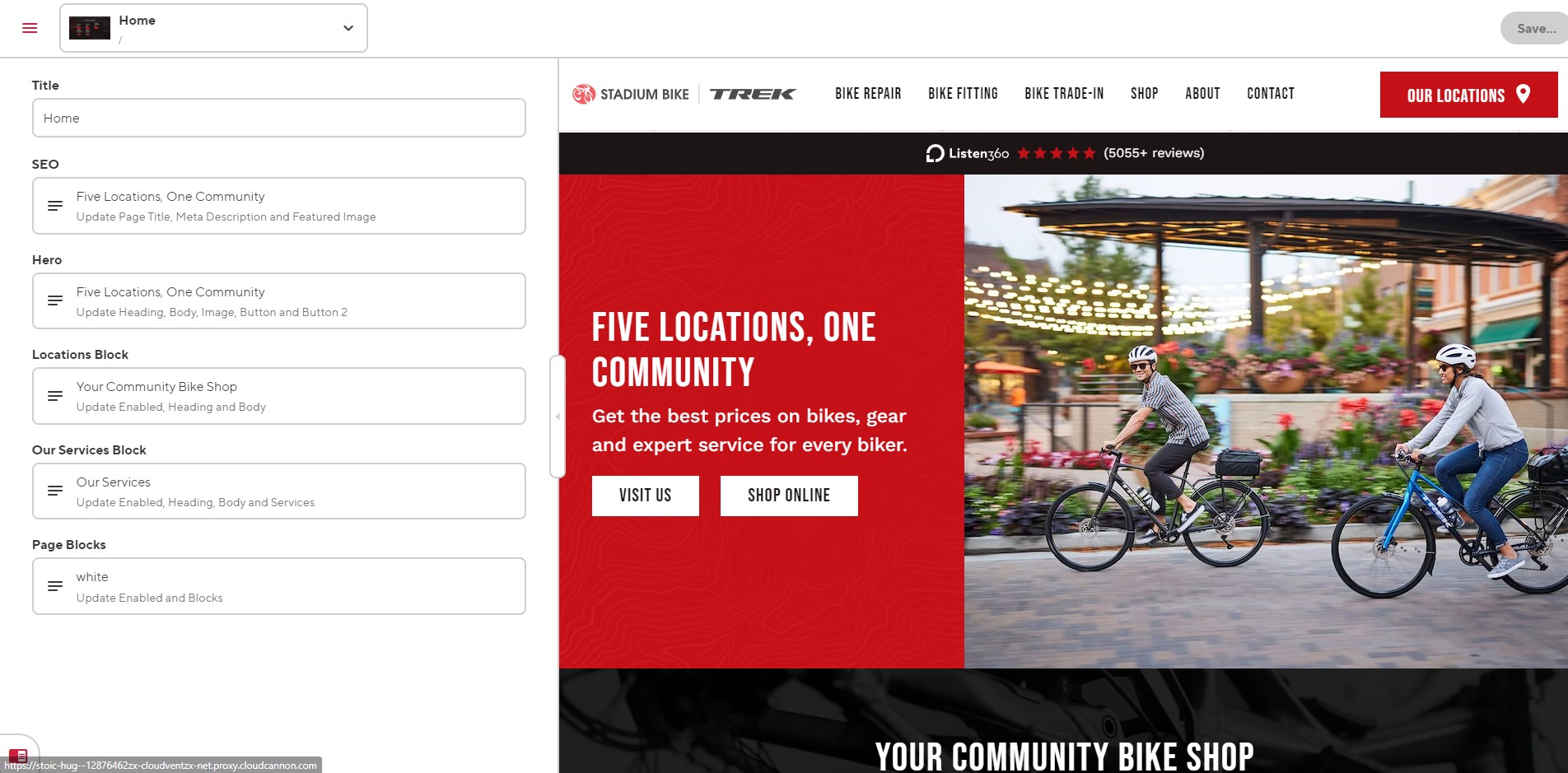 Stadium Bike bulk save Preview Screenshot